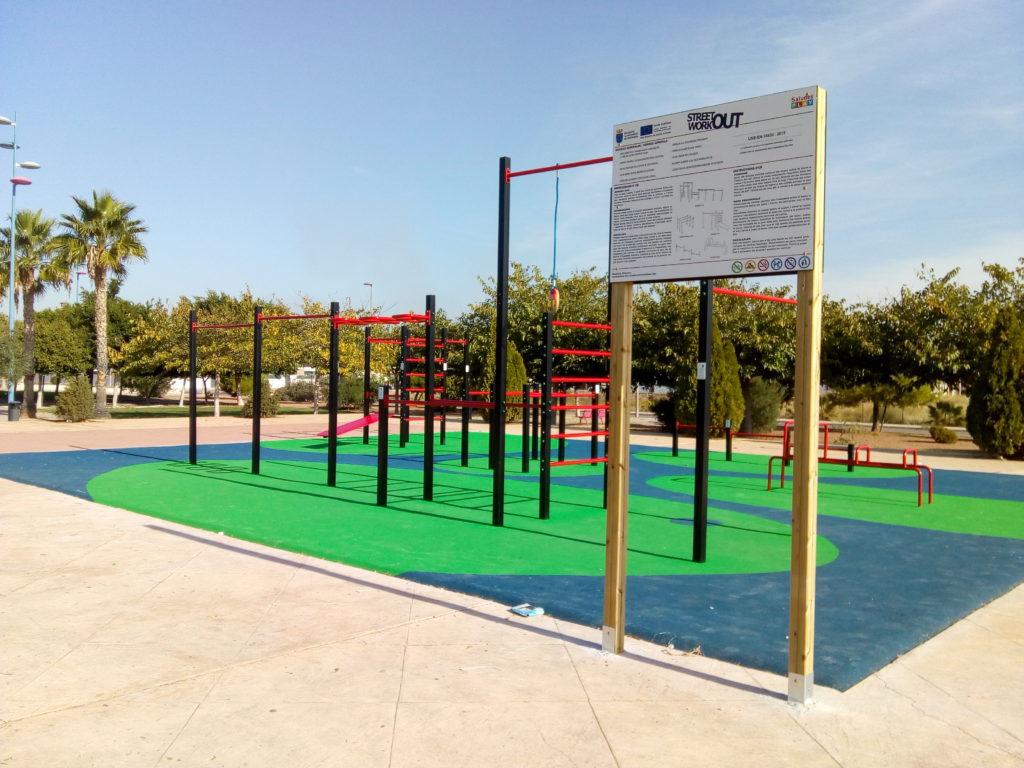 parque de street workout como elemento de espacio comunitario